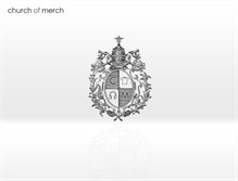 Tablet Screenshot of churchofmerch.com